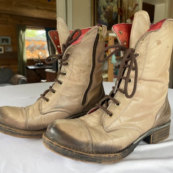 David Tyler Combat Boots - Picture 2 of 16